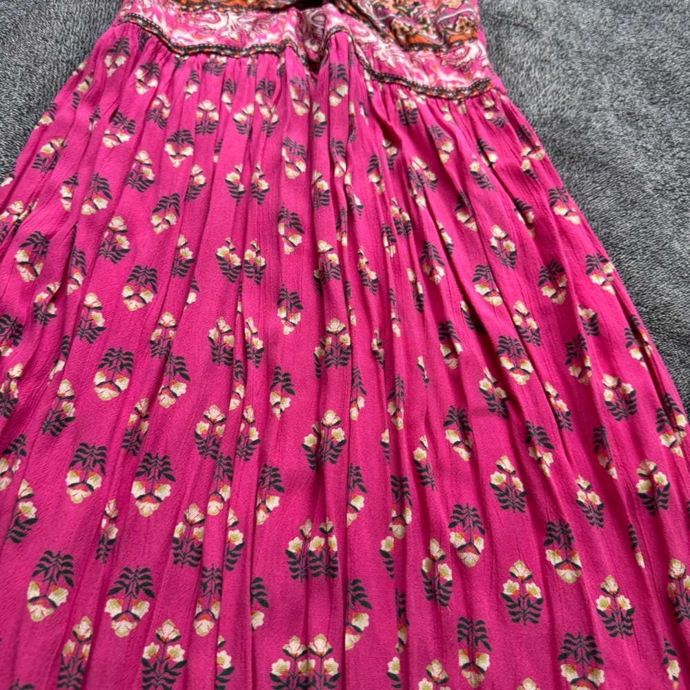 Angie Twist Front Maxi Dress - Fuchsia - Picture 6 of 16
